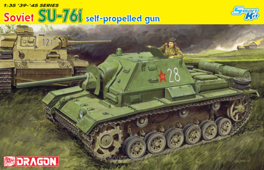 Dragon 1/35 Soviet SU-76i Self-Propelled Gun (Smart Kit) [6838]