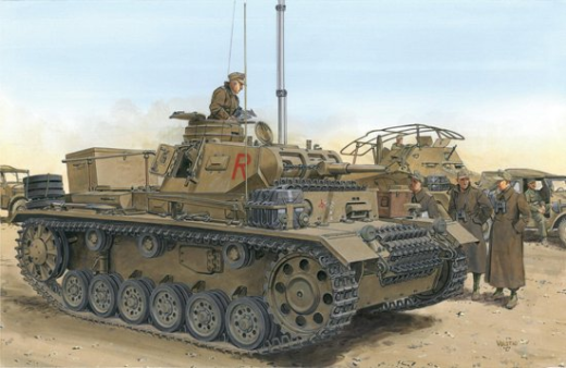 Dragon 1/35 DAK Pz.Bef.Wg.III Ausf.H Plastic Model Kit [6901]