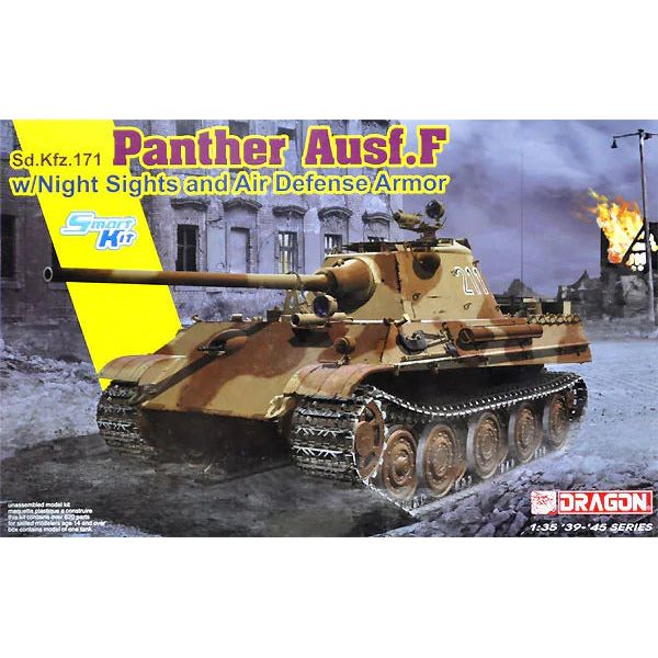 Dragon 1/35 Panther Ausf.F w/Night Sight and Air Defense Armor Plastic Model Kit [6917]