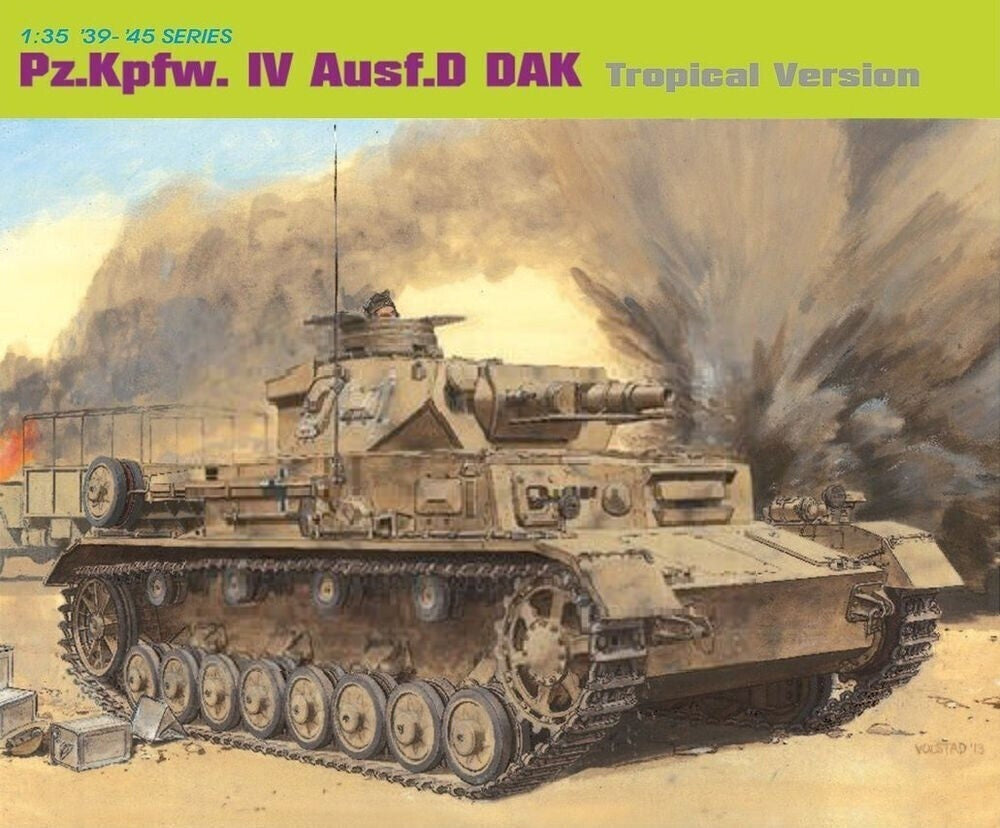 Dragon 1/35 Pz.Kpfw.IV Ausf.D DAK Tropical Version (Premium Edition) Plastic Model Kit