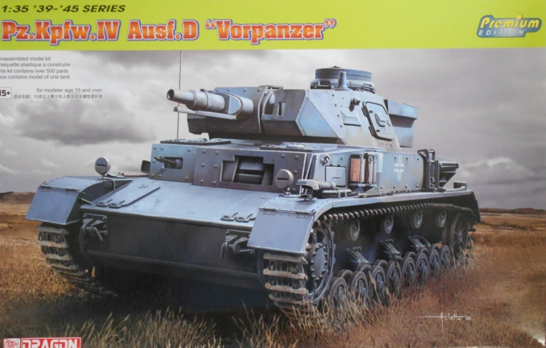 Dragon 1/35 Pz.Kpfw.IV Ausf.D Vorpanzer Plastic Model Kit [6981]