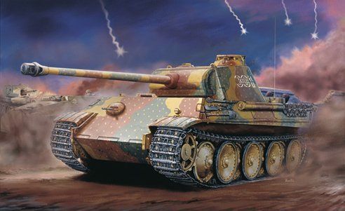 Dragon 1/72 Sd.Kfz.171 Panther G Late Production Plastic Model Kit [7206]