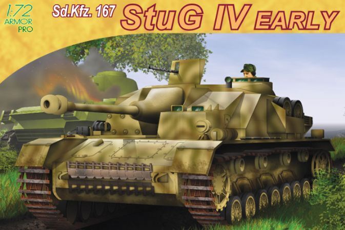 Dragon 1/72 Sd.Kfz.167 StuG IV Early Production Plastic Model Kit [7235]