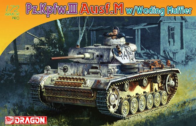 Dragon 1/72 Pz.Kpfw.III Ausf.M w/WADING MUFFLER [7290]