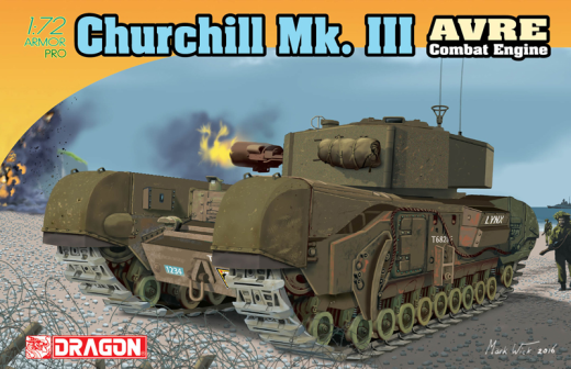 Dragon 1/72 Churchill Mk.III AVRE [7327]