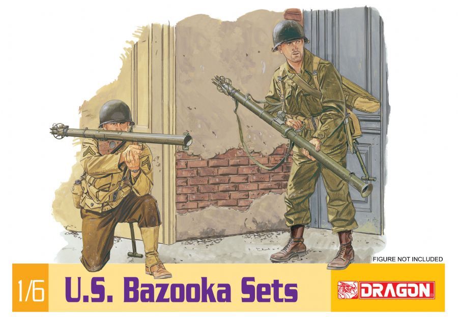 Dragon 1/6 U.S. Bazooka Sets Plastic Model Kit [75008]