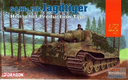 Dragon 1/72 Jagdtiger Henschel Type [7563]