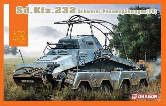 Dragon 1/72 Sd.Kfz.232 Plastic Model Kit [7581]