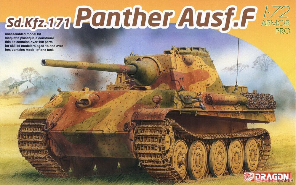 Dragon 1/72 Sd.Kfz.171 Panther Ausf.F Plastic Model Kit [7647]