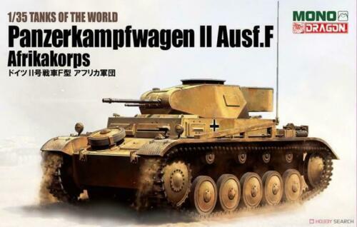 Mono X Dragon 1/35 Panzerkampfwagen II Ausf. F Plastic Model Kit [MD002]