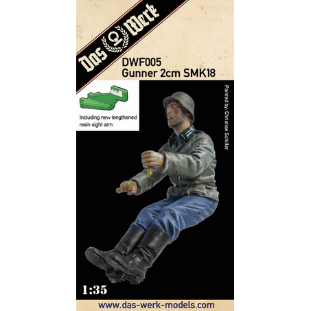 Das Werk 1/35 RichtschÃ¼tze Salvenmaschinenkanone Plastic Model Kit [DWF005]