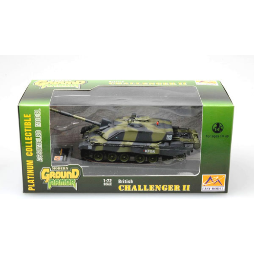 Easy Model 1/72 British Challenger II- British Army Assembled Model [35010]