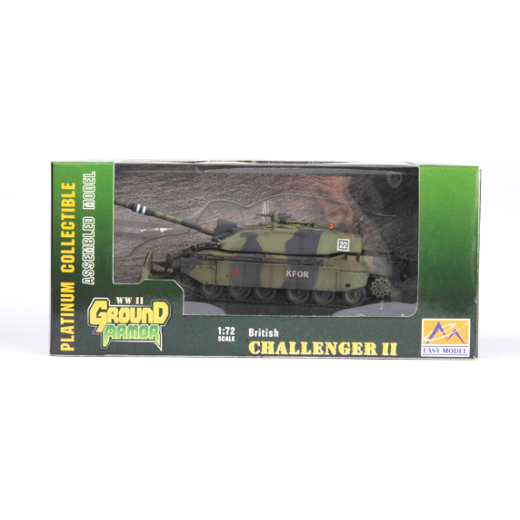 Easy Model 1/72 British Challenger II- In Action Kosovo 1999 Assembled Model [35011]