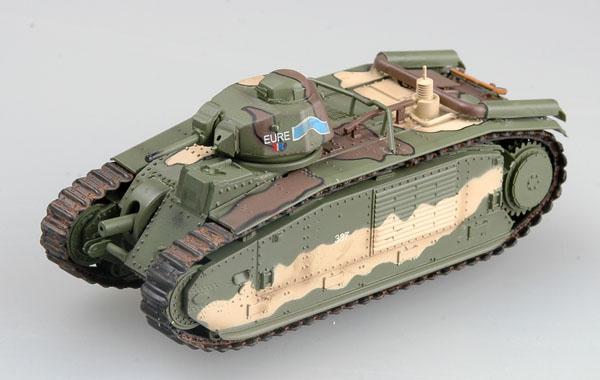 Easy Model 1/72 French Bi Bis Tank S/N 337 Eure, May 1940,France 3E DCR Assembled Model [36156]