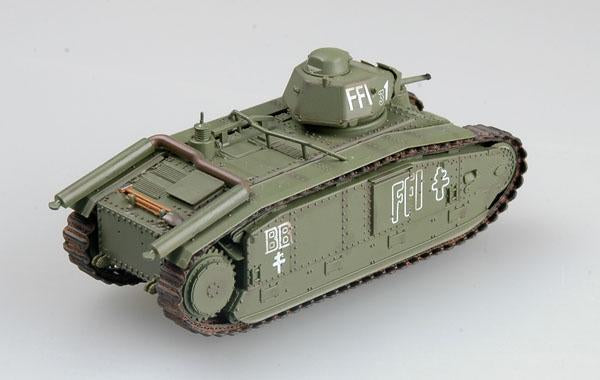 Easy Model 1/72 Char B1 August 1944,Paris,German Flammpanzerwerfer Assembled Model [36157]