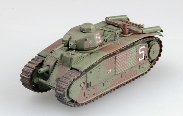 Easy Model 1/72 French Bi bis tank s/n 323 VAR, of 2nd company, June 1940 Assembled Model [36158]