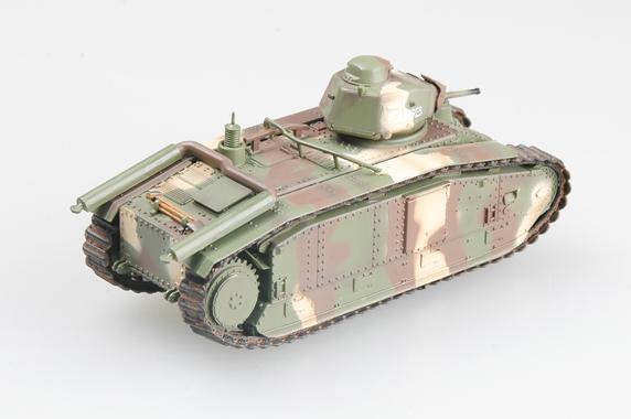 Easy Model 1/72 Char B1 2002,France Saumur museum Assembled Model [36160]