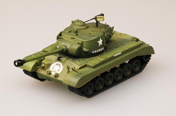 Easy Model 1/72 M26 â€œPershingâ€ Heavy Tank - No. 9, 8th Armored Div. Assembled Model [36200]