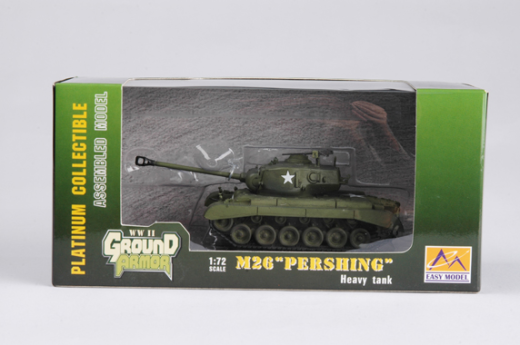 Easy Model 1/72 M26 â€œPershingâ€ Heavy Tank - No.10 2nd Armored Div. Assembled Model [36201]