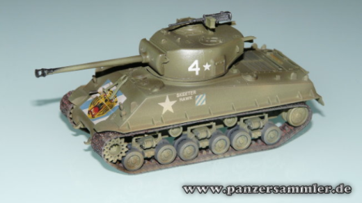 Easy Model 1/72 M4A3E8 Sherman Middle Tank - 64th Tank Bat. Assembled Model [36259]