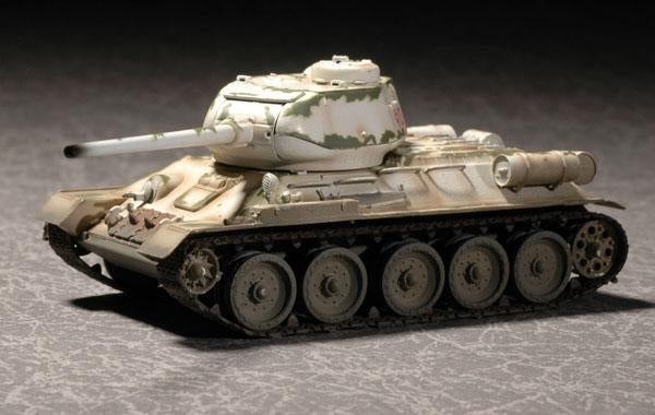 Easy Model 1/72 T-34/85 - Russian Army winter marking Assembled Model [36271]