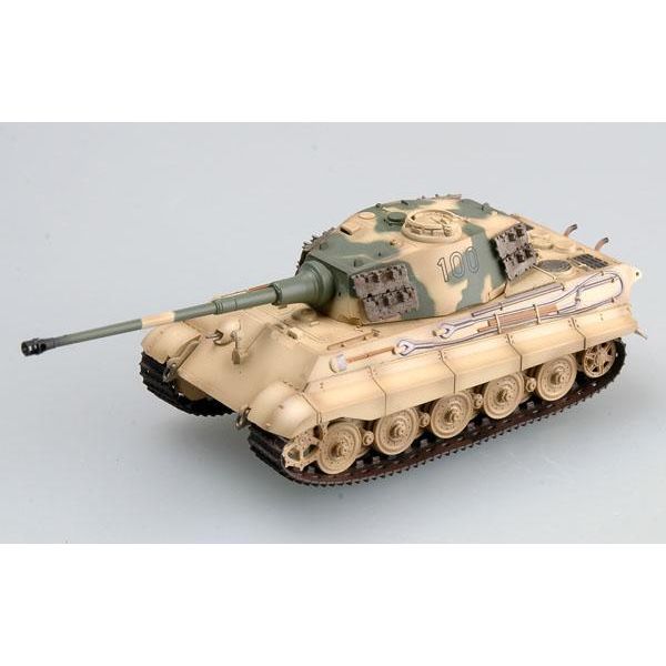 Easy Model 1/72 Tiger II (Henschel turret) Schwere SS.Pz.Abt.503, tank #100 Assembled Model [36296]