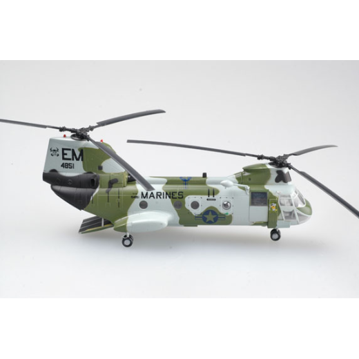 Easy Model 1/72 Helicopter - CH-46F Sea Knight 154851 HMM-261 Assembled Model [37003]