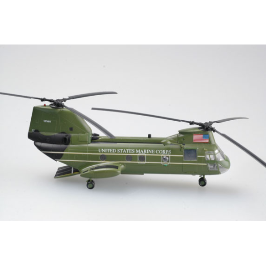 Easy Model 1/72 Helicopter - CH-46F Sea Knight 157684 HMX-1 Assembled Model [37004]