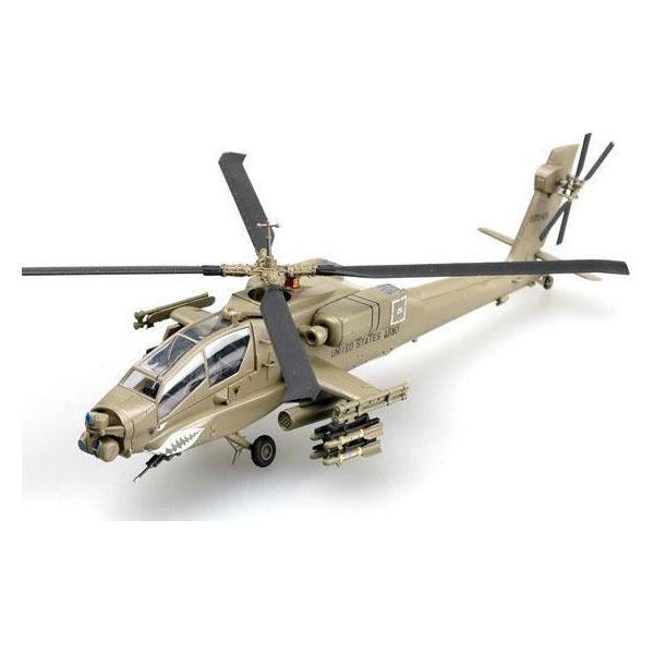 Easy Model 1/72 Helicopter - AH-64A Apache 1st Armored Div. Assembled Model [37028]