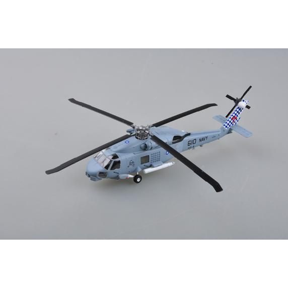 Easy Model 1/72 Helicopter - SH-60B Seahawk HS-4 Black Knights 61D Assembled Model [37086]