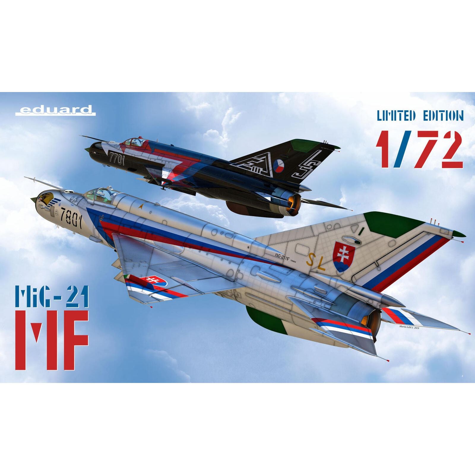 Eduard 1/72 MiG-21MF DUAL COMBO Plastic Model Kit