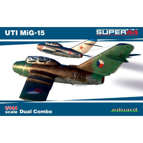 Eduard 1/144 UTI MiG-15 Dual Combo Plastic Model Kit