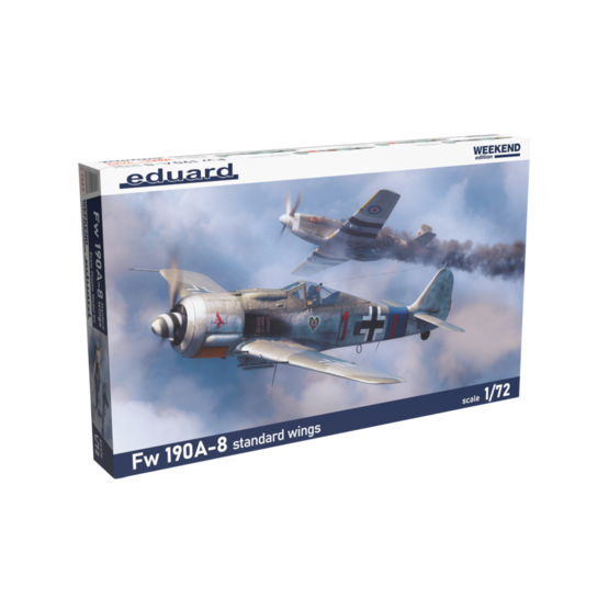 Eduard 1/72 Fw 190A-8 standard wings Plastic Model Kit [07463]