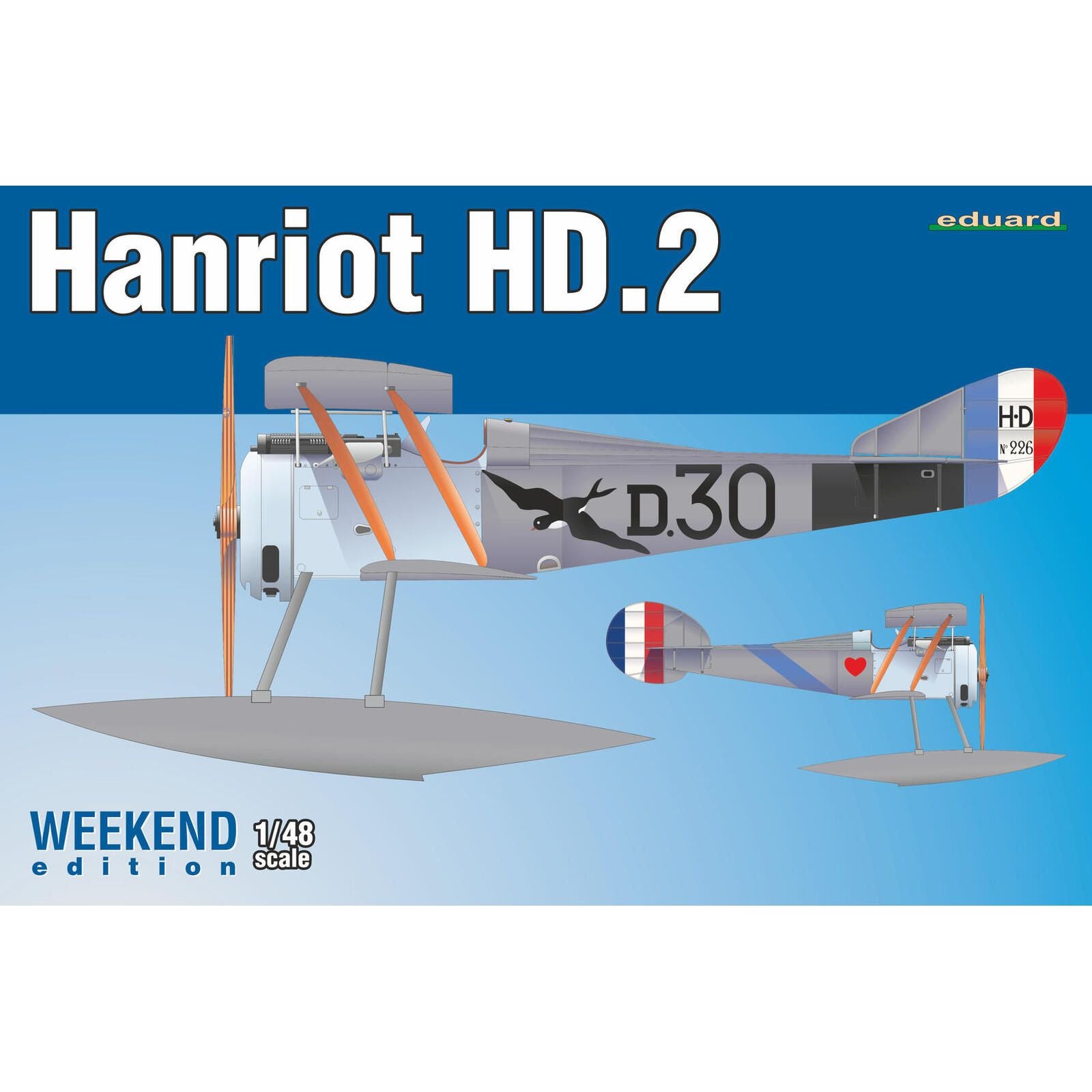 Eduard 1/48 Hanriot HD.2 Plastic Model Kit