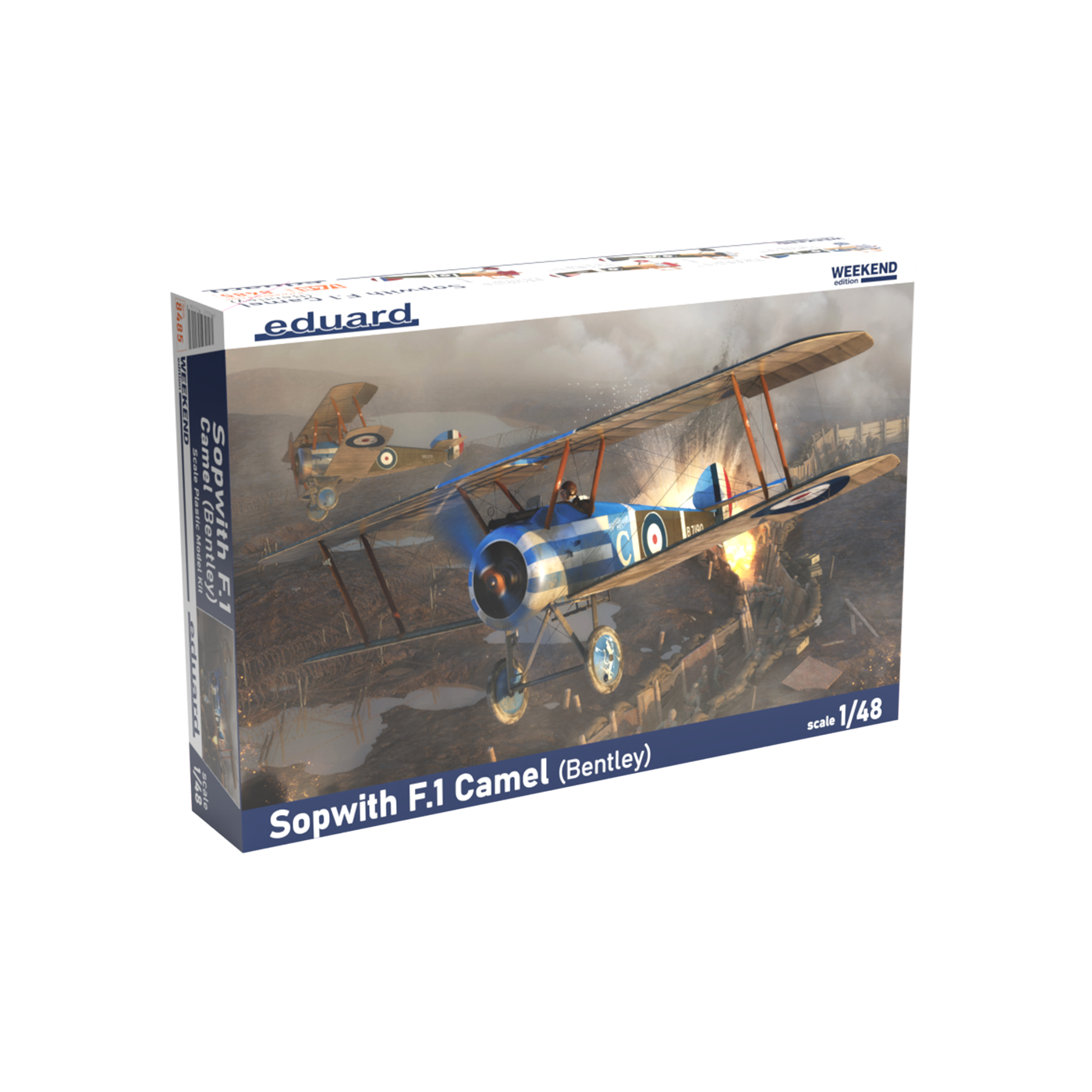 Eduard 1/48 Sopwith F.1 Camel (Bentley) Plastic Model Kit [08485]