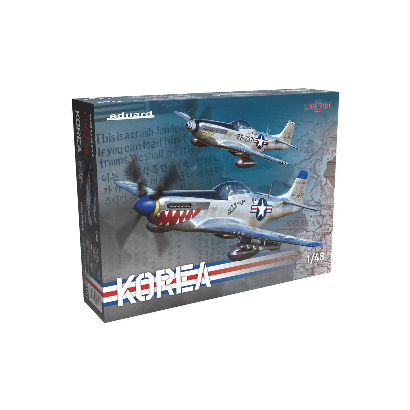 Eduard 1/48 P-51 Korea Dual Combo Limited Edition Plastic Model Kit [11161]