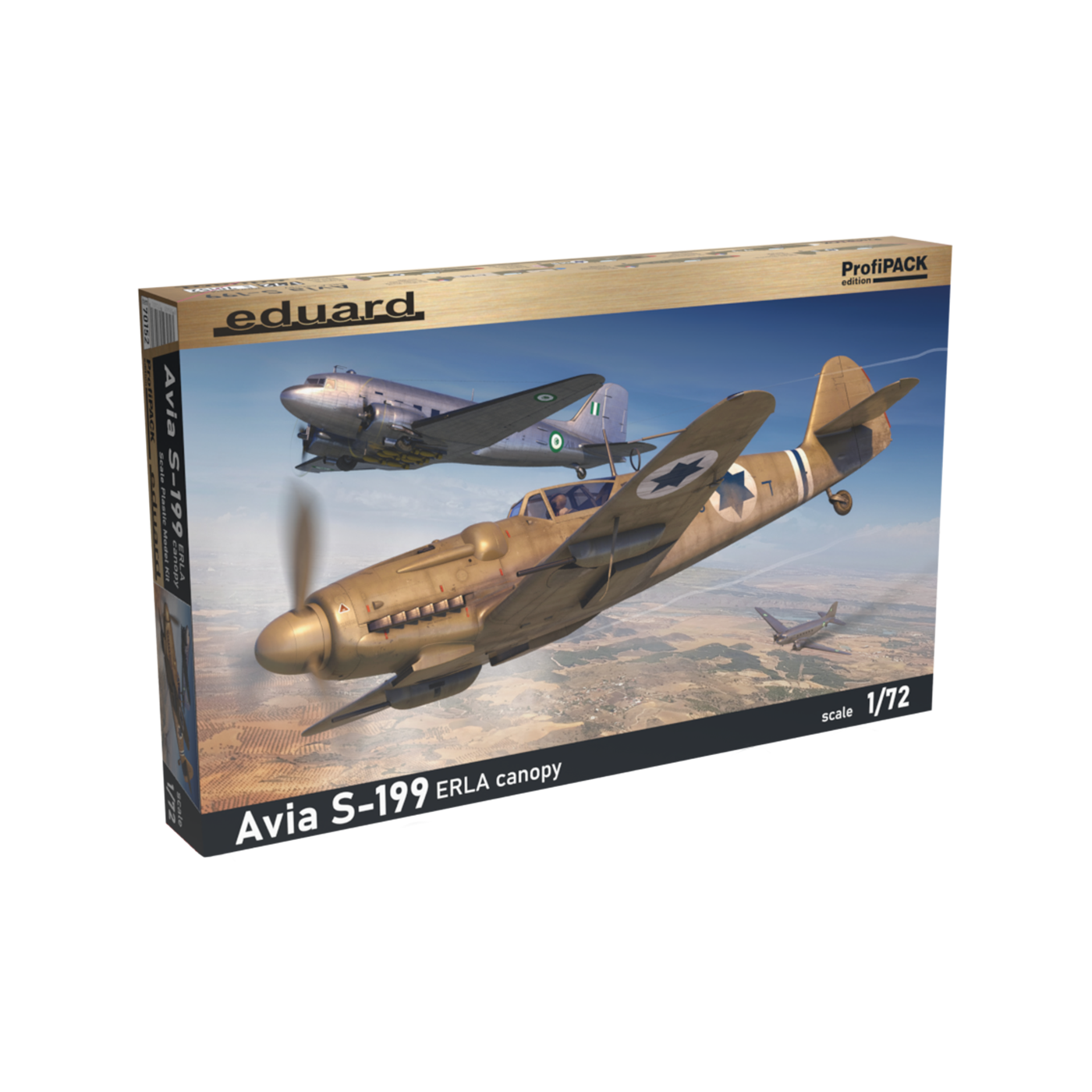 Eduard 1/72 Avia S-199 Erla canopy Plastic Model Kit [70152]