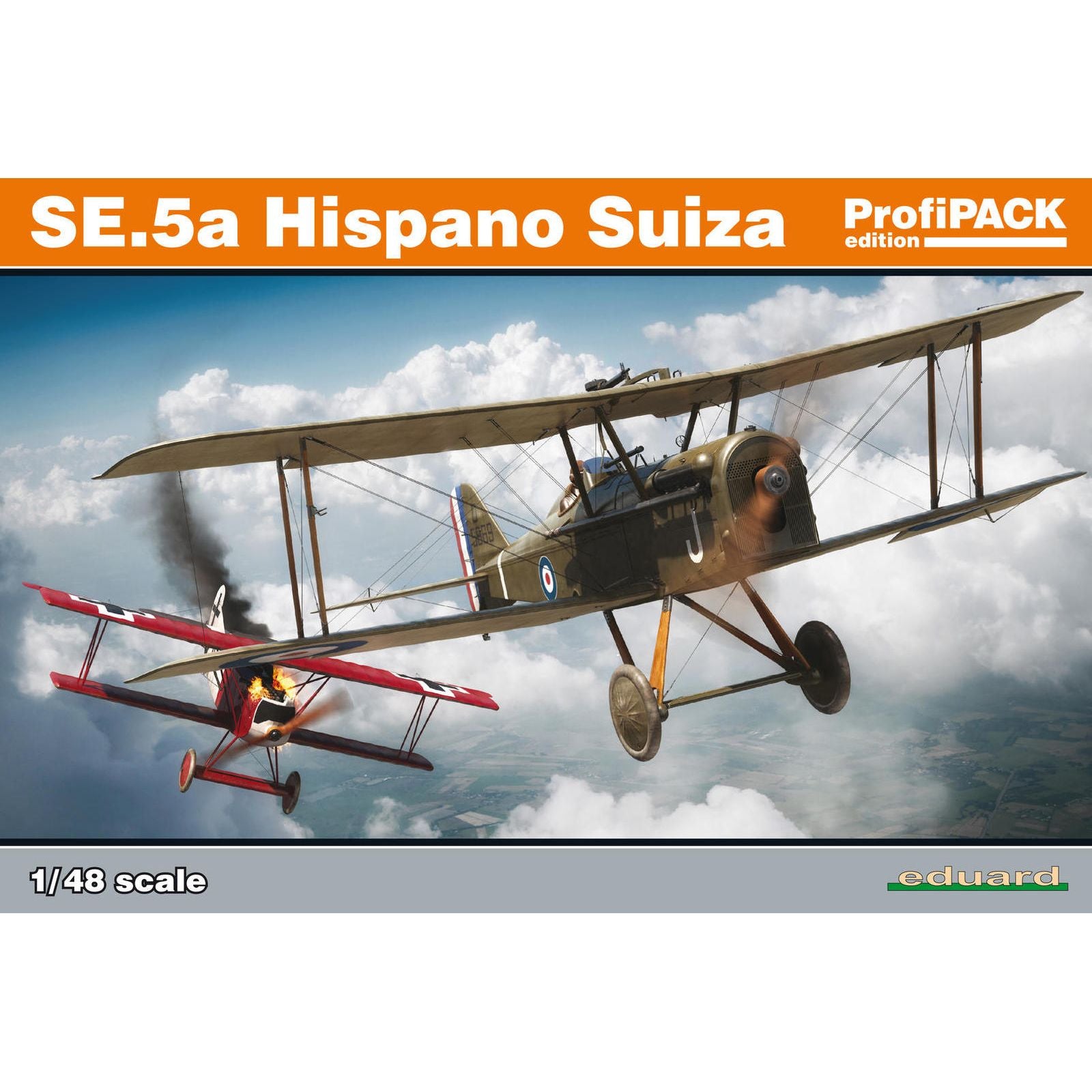 Eduard 1/48 SE.5a Hispano Suiza Plastic Model Kit