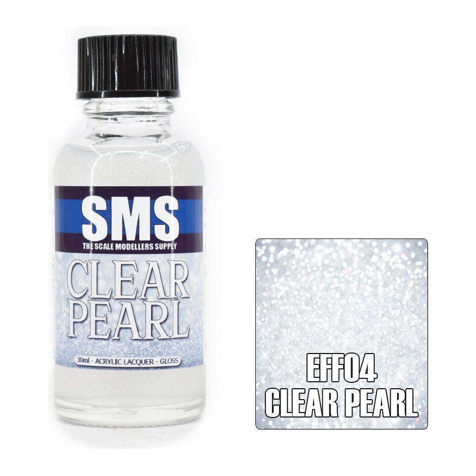 SMS Effects Clear Pearl Acrylic Lacquer Metallic 30ml