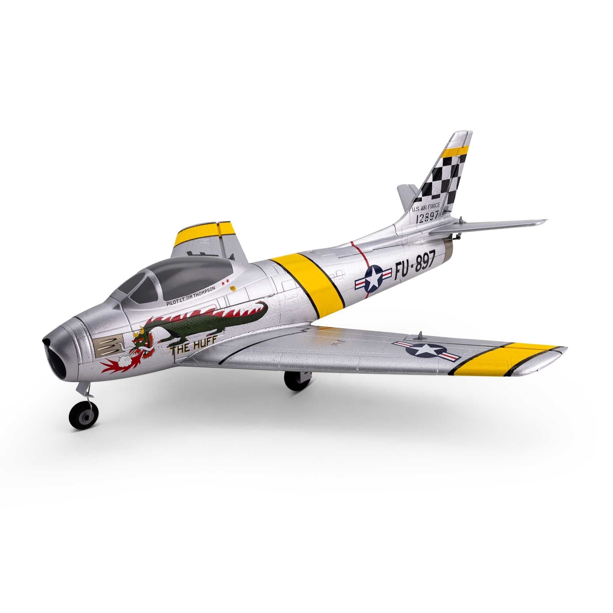 E-FLITE UMX F-86 Sabre 30mm EDF Jet, BNF Basic, EFLU7050