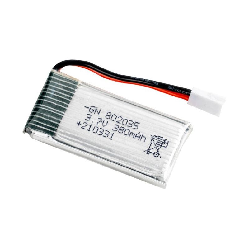 FMS 540MM PA-18, 3.7V 380mah Battery  (JST plug)