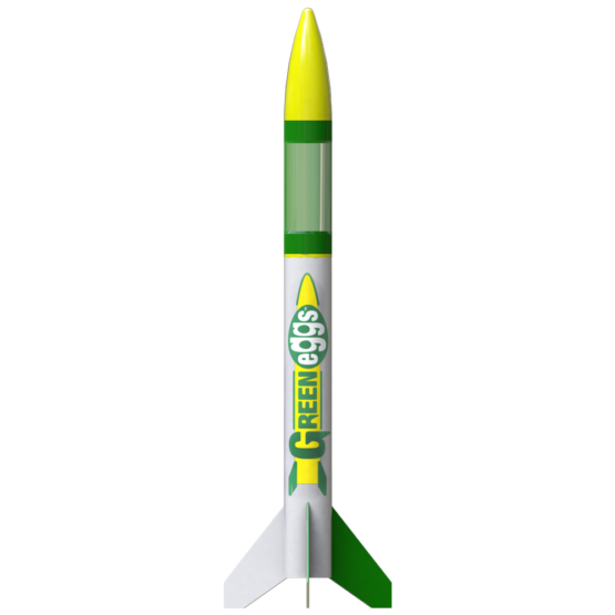 Estes Green Eggs Beginner Model Rocket Kit (12 pk) Bulk Pack [1718]