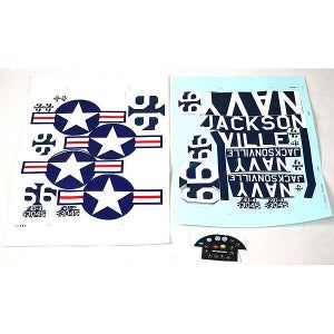 FMS 1700mm F4U Corsair V3, Decal sheet