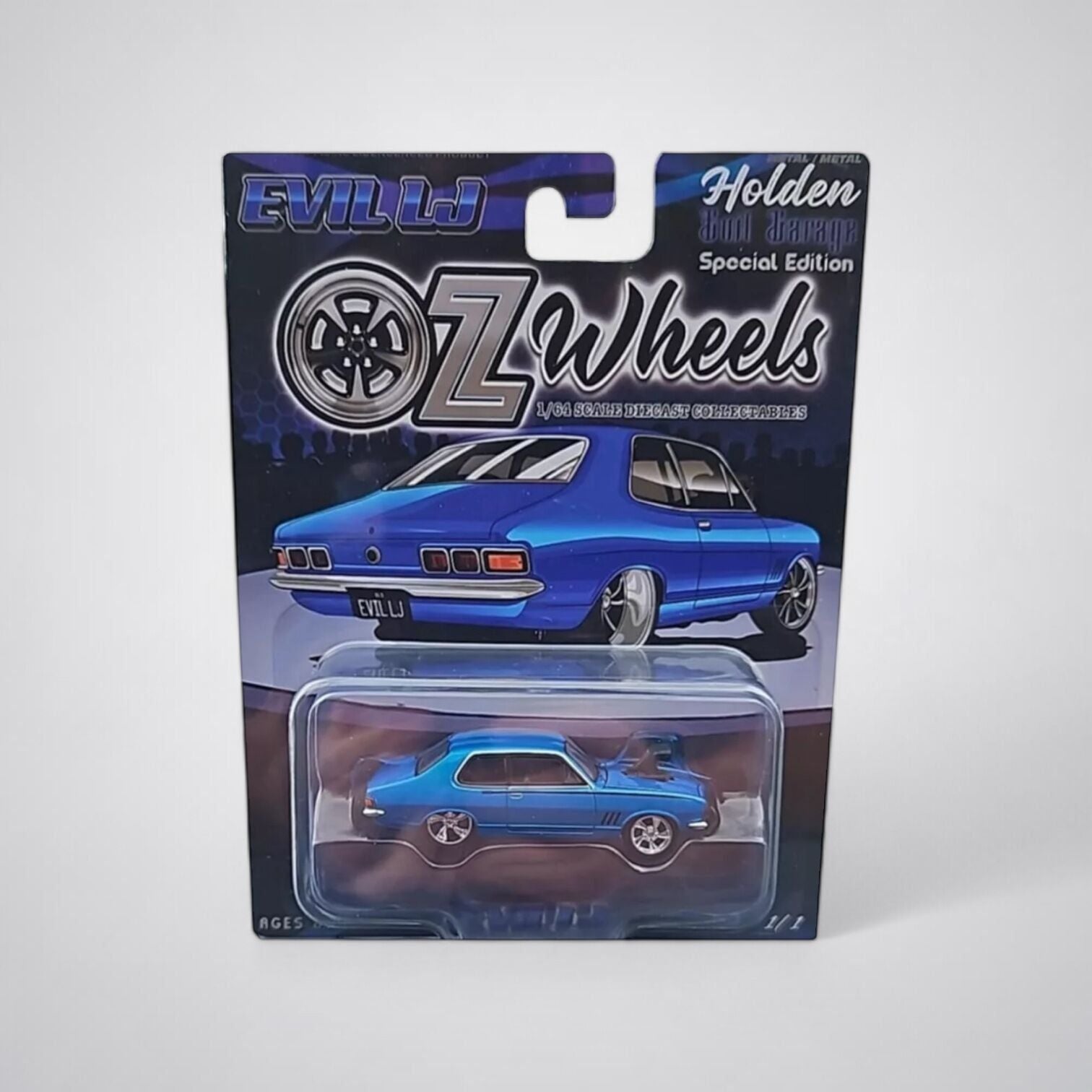 OZ LEGENDS 1:64 Evil LJ Torana Premium in Protector - SINGLES - MOQ