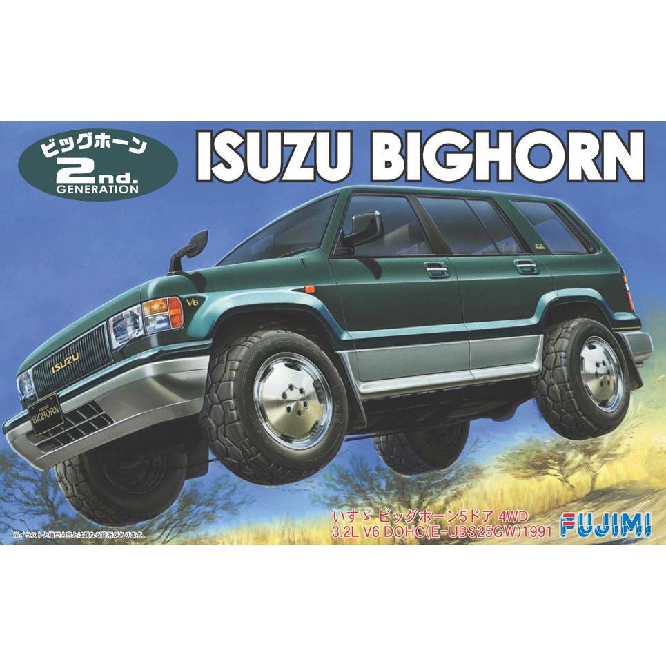 Fujimi 1/24 Isuzu Bighorn (ID-51) Plastic Model Kit [03796]