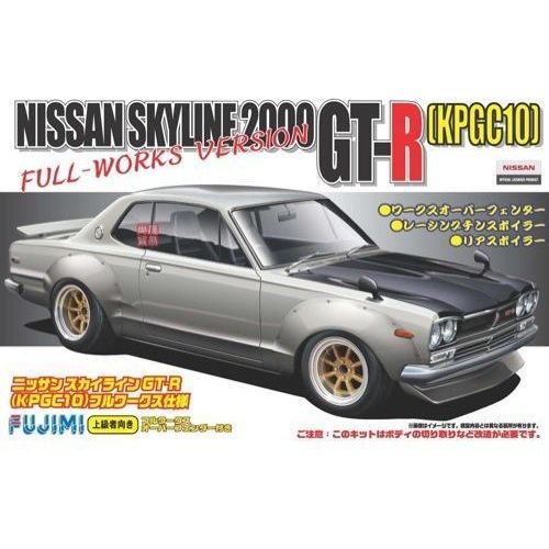 Fujimi 1/24 Nissan KPGC10 Skyline GT-R "Rubber Soul" No17 (ID-142) Plastic Model Kit