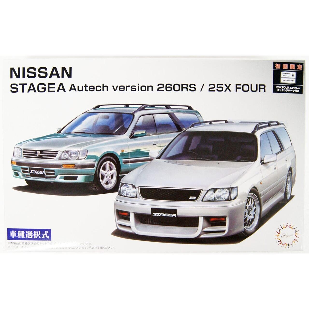 Fujimi 1/24 Nissan Stagea Autech Version 260RS/25X Four (ID-147) Plastic Model Kit [04613]