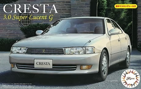 FUJIMI 1/24 Toyota Cresta 3.0 Super Lucent w/Window Frame Masking (ID-120) Plastic Model Kit