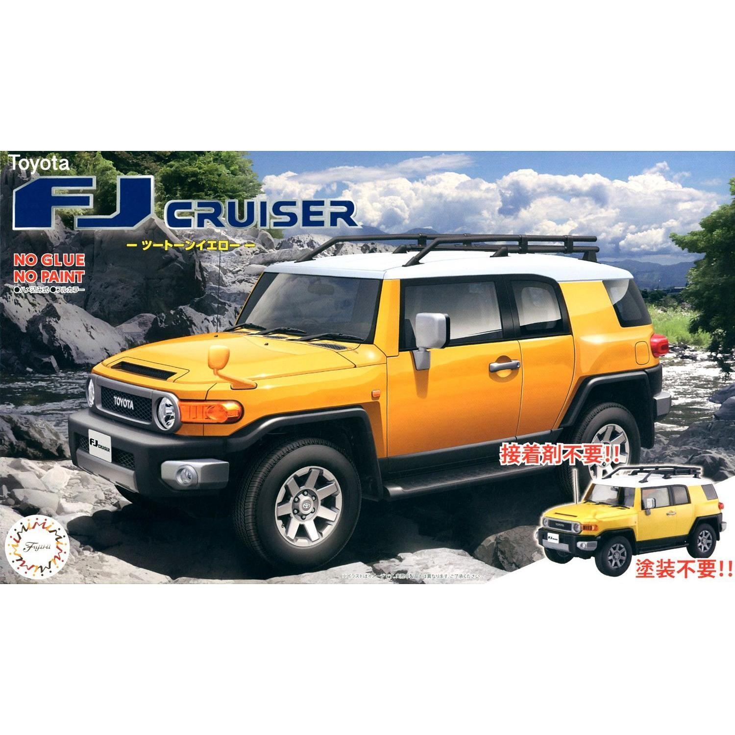 Fujimi 1/24 Toyota FJ Cruiser (Two-tone Yellow) (C-NX-10) Plastic Model Kit