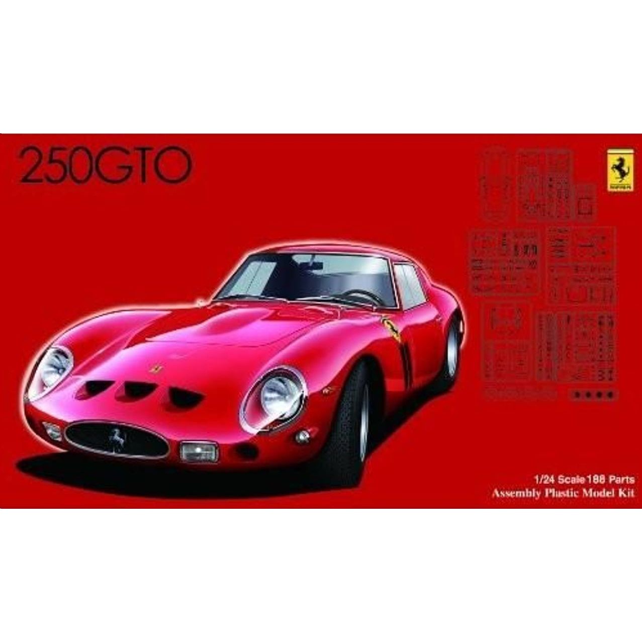 Fujimi 1/24 Ferrari 250GTO with Etching Parts (FR-11) Plastic Model Kit